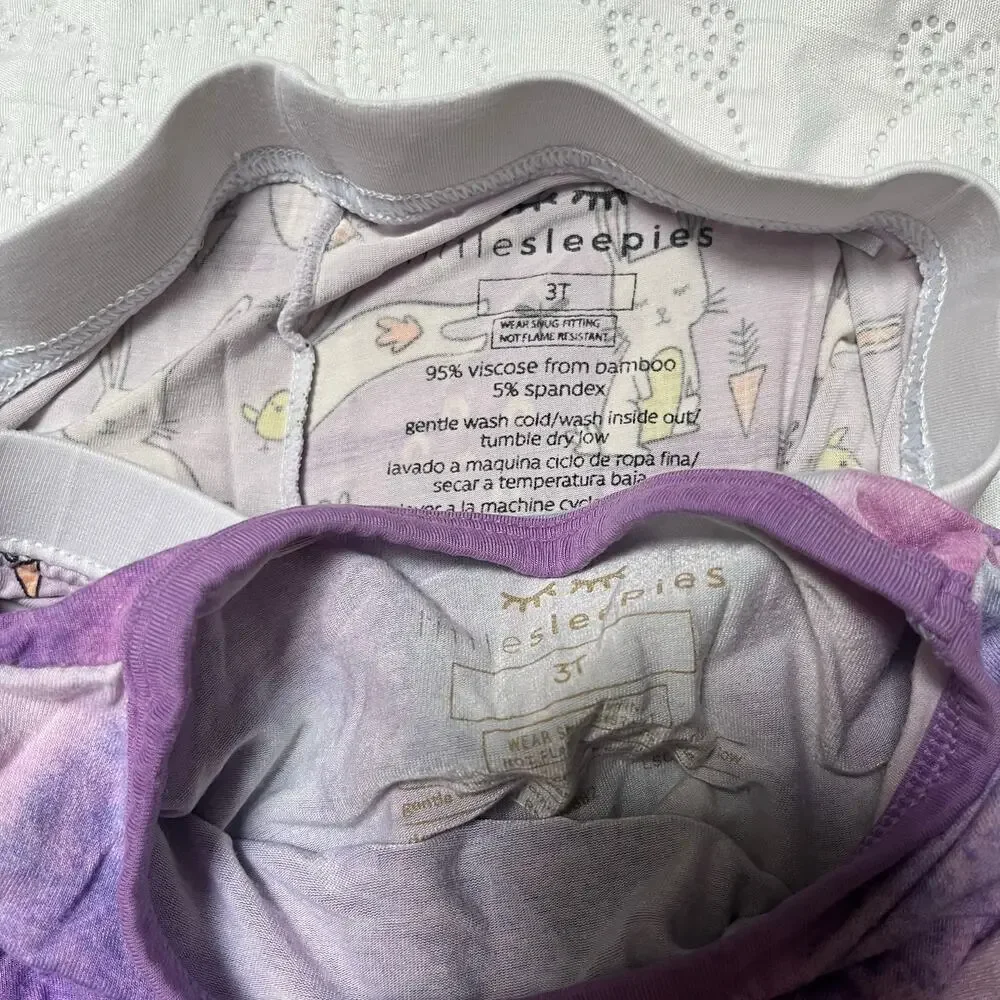 Little Sleepies Pajama Bundle Size 3T